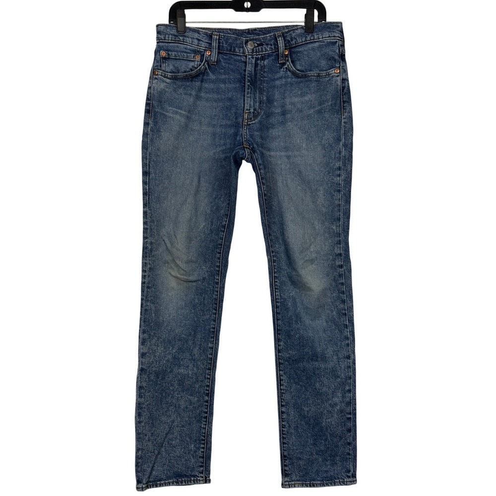 Levi's Premium 511 Slim Fit Jeans Mens 32x32 Cotton Stretch Med Wash Blue Denim